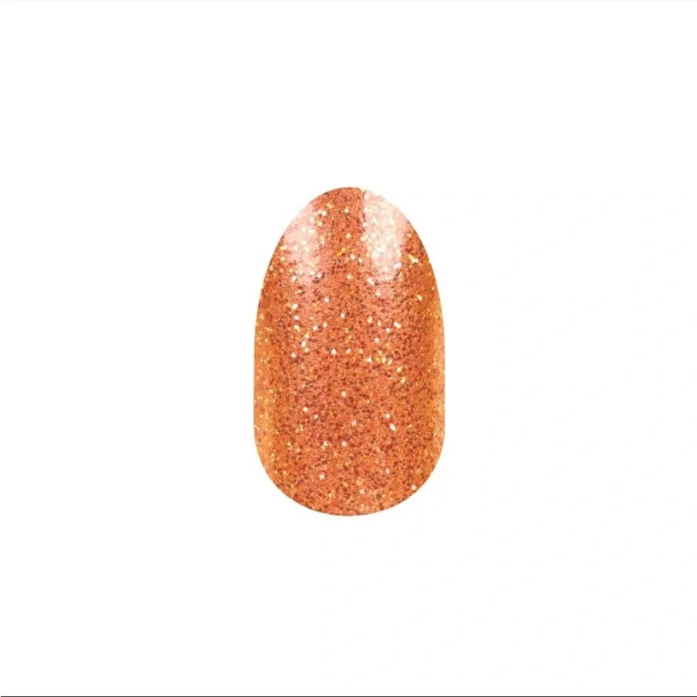 *Retired* Color Street: Coming in Hot | Orange Copper Gold Fall Metallic Glitter